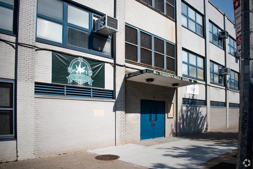 Evergreen Middle School for Urban Exploration in Brooklyn, New York.