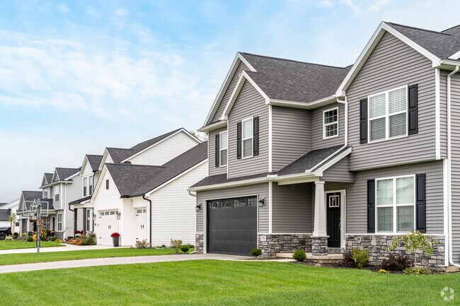 Waterville features well-maintained homes on spacious lots for comfortable suburban living.