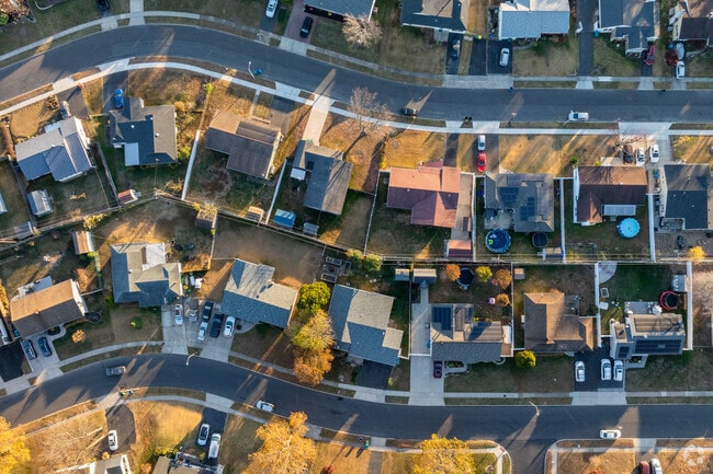 Most Levittown homes have easy access to sidewalks and convenient distance to activities.