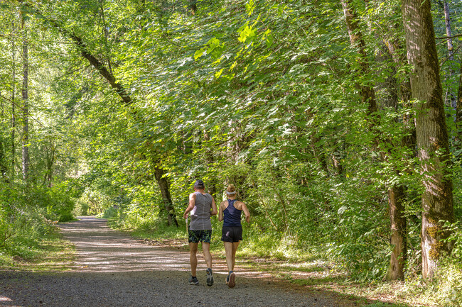 Enjoy miles of hiking trails at Bryant Woods Nature Park in Lake Oswego.