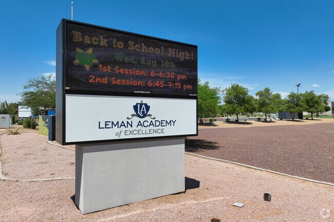 Leman Academy of Excellence is a tuition-free charter school in Mesa.