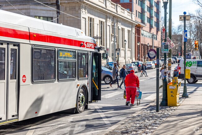 Get around Philadelphia from Spruce Hill on Septa busses.