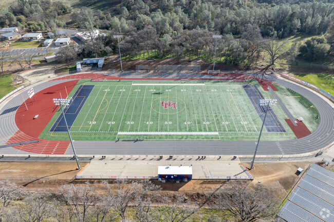 The graduation rate at Union Mine High School is 92 percent.