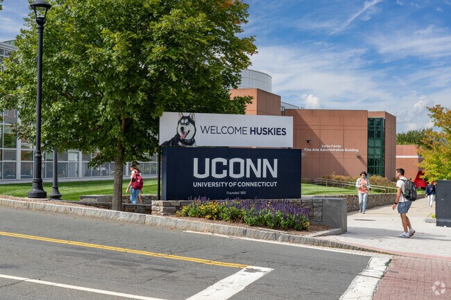 The University of Connecticut is at the heart of Storrs Mansfield.