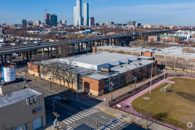 Ferris Sits right next to the NJ Turnpike.