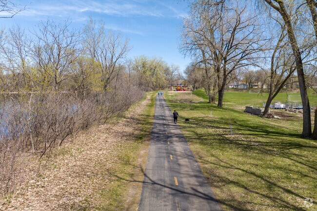 Trail system in Texa-Tonka Park.