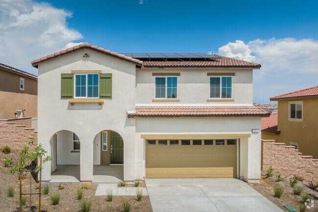 New Spanish style homes are all through out the Fairway Canyon area.
