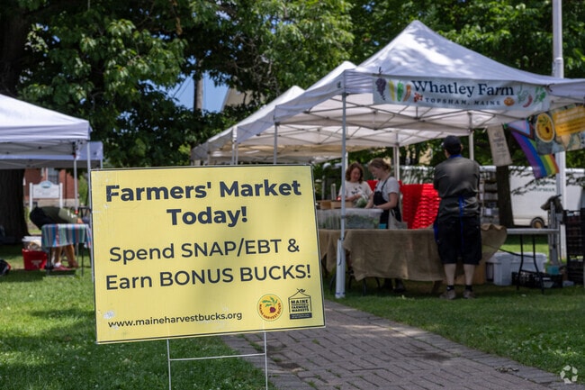 The Brunswick Farmers Market near Durham, Maine, is a vibrant hub for fresh produce, local goods, and community gatherings.