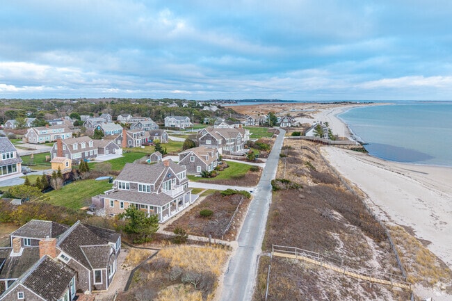 Waterfront areas feel walkable with beach access and nearby trails.