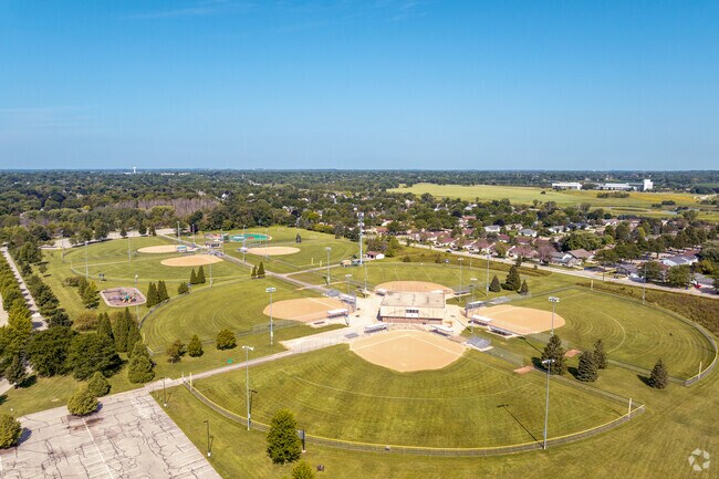 Appleton Memorial Park is home to a variety of sports fields and facilities.