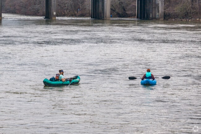 You can grab a friend and go rafting in the Chattahoochee River.