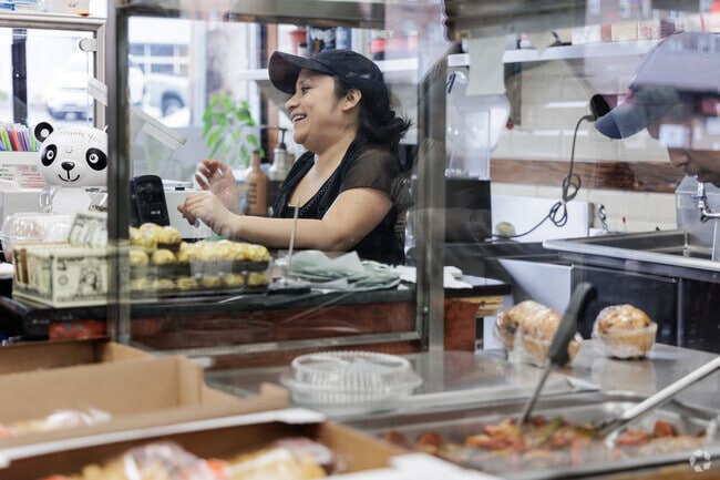 Happy faces greet customers at the Garden Deli and Grill in Leonia, NJ.