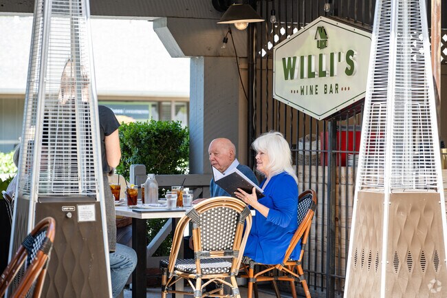 Head to Willi's Wine Bar in Proctor Terrace for lunch or dinner options.
