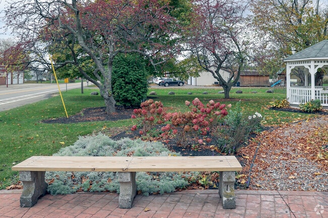 Take a seat and listen to the sites and sounds of the North Collins community.