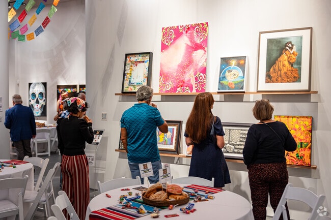Method & Concept's Dia de Muertos Experience invites guests to admire art by local artists.