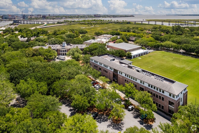 The Porter-Gaud School in West Ashley is in close proximity to downtown Charleston.