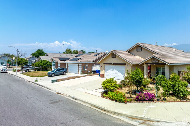 A stunning row of tiled-roofed homes graces Cypress, embodying modernity and elegance.