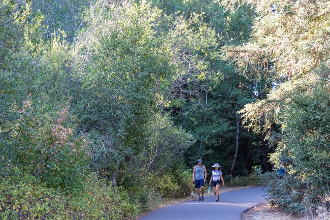 The Reinhardt Redwood Regional Park provides beautiful hiking trails for Crestmont residents.