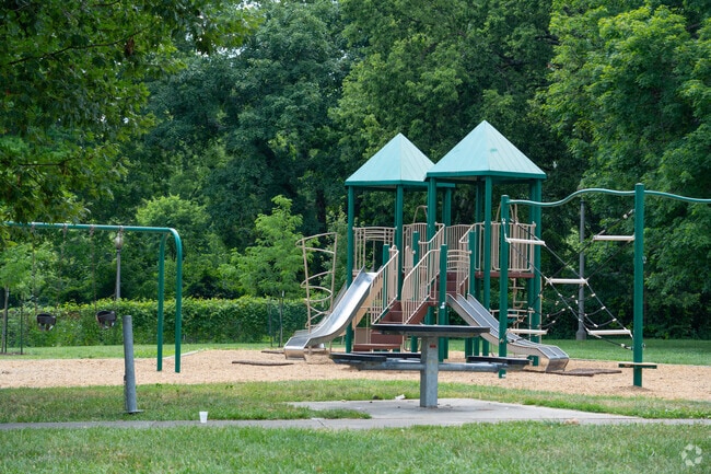 Come and swing on the swing sets or climb on the obstacles for a fun time.