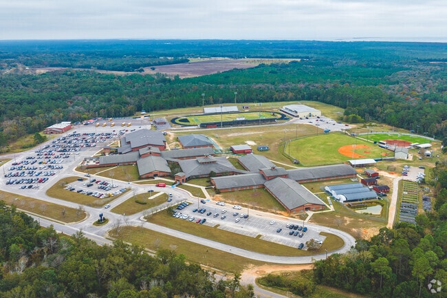 Alma Bryant High School serves students from ninth to twelfth grade.