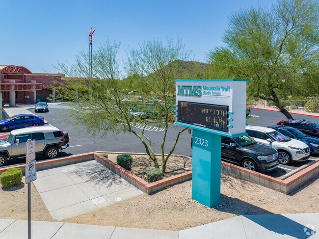 Kids in the Mountaingate continue their education at Mountain Trail Middle School.