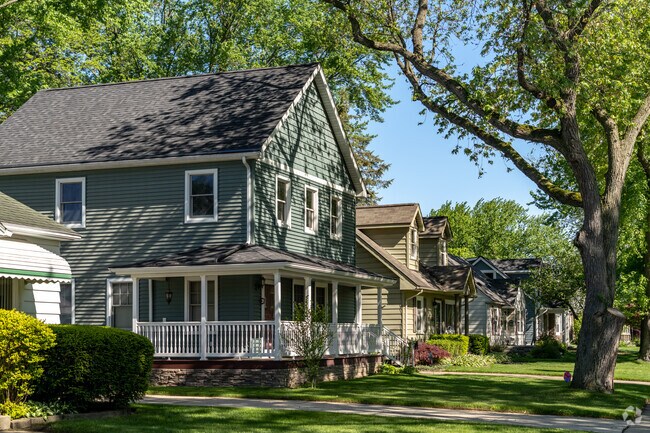 Plymouth is known for its numerous large, old growth trees that shade properties below.