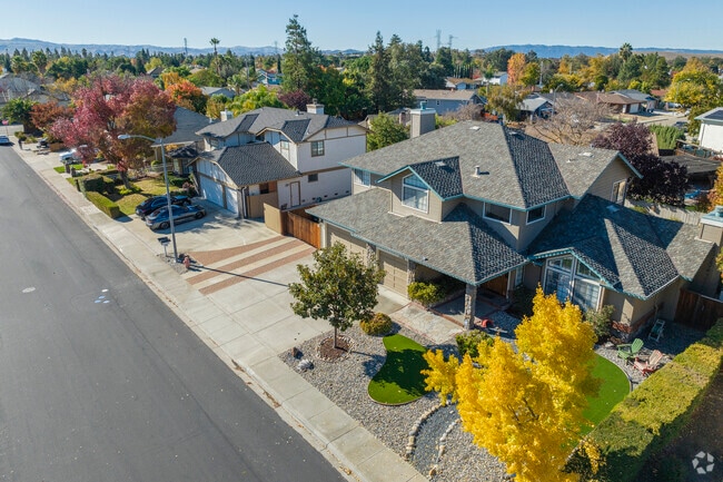 Large single family homes are common in the Springtown neighborhood.