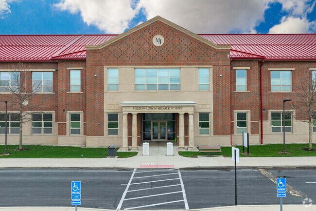 Milton-Union Middle School has an overall rating of B-, according to Niche.