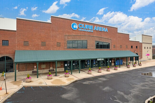 Cure Insurance Arena in Downtown Trenton hosts sporting events, concerts, and shows.