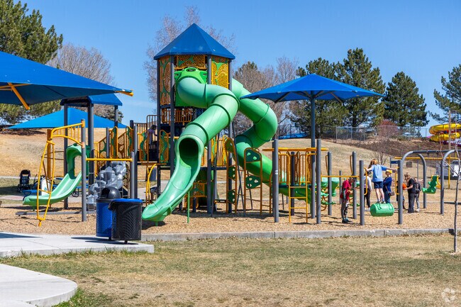Broomfield Community Park offers a large playground where kids can run, play, and explore their imagination.