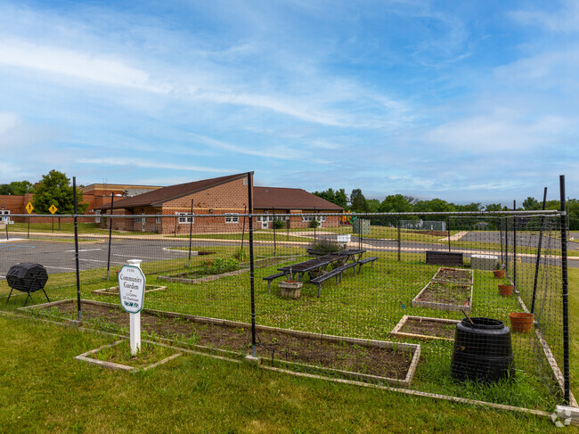 There is a large community garden at Joseph J. Catena Elementary School.