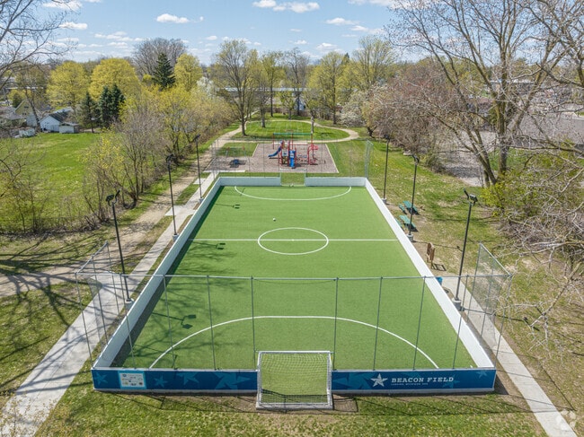 Beacon Field, maintained by the Southside Community Coalition in the Colonial Village neighborhood
