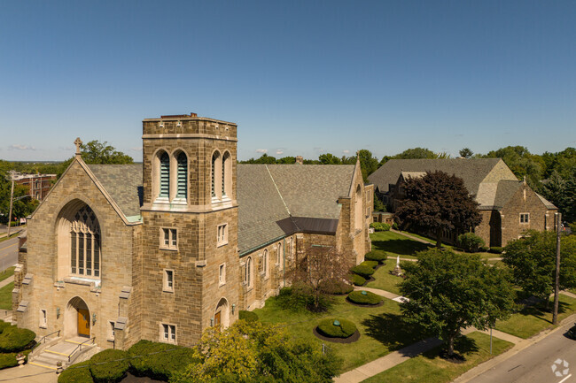 St. Benedict School in Amherst is located on a church campus.