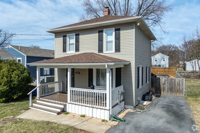 Many homes in Baltimore Highlands have front porches.