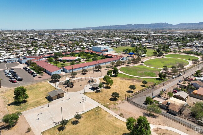 Jack L. Kuban Elementary is located next to Kuban Park in Phoenix.