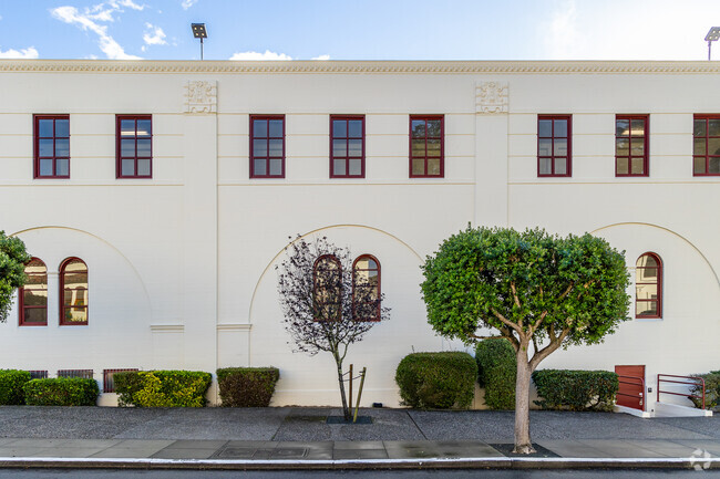 The classic European facade of St. Brendan Elementary.