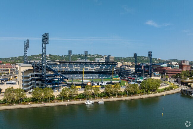 The Pittsburgh Pirates play at PNC Park attracting residents and fans near The Point.