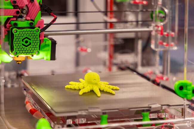 The North Huntsville Public Library lets Mastin Lake Park residents explore a maker space that features 3D printers.