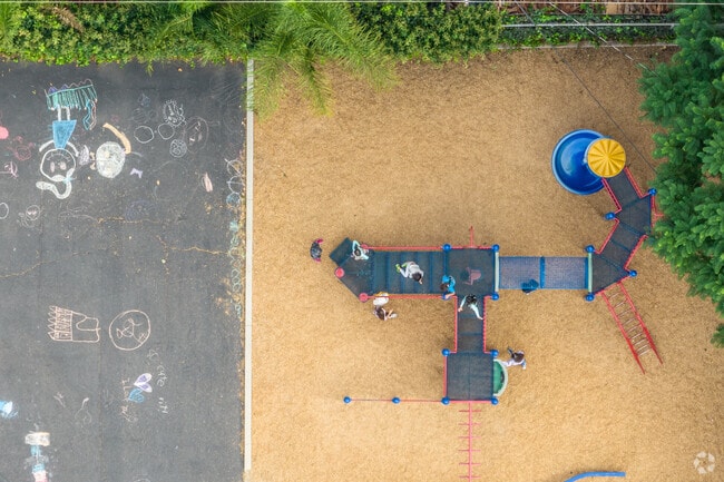 Placentia students like to draw on the blacktop at Golden Elementary School.