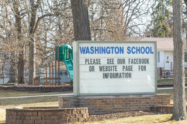 Kids will never want to leave the playground at Washington Elementary School.