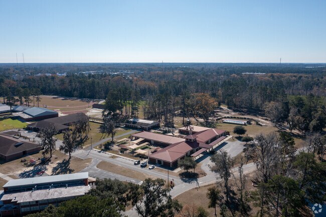 Savannah Christian Preparatory School is spread across a large campus.