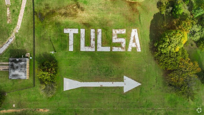 The Aviator's Arrow near Archer Heights has been a famous Tulsa landmark since 1927.