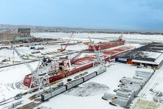 Duluth’s port is the farthest inland in the world and is a major source of jobs in Duluth.