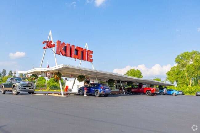 Discover the iconic Kiltie Drive-In, a beloved Lake Country summer-only destination serving classic fast food and creamy custard in a nostalgic retro setting.