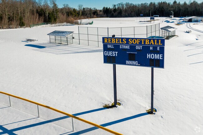 Softball is the sport of choice for the Rebels at APW Elementary School in Parish, NY.