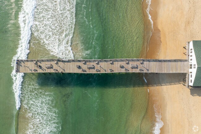 Kitty Hawk Beach pier was originally built in 1953.