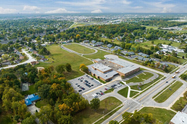 Here is a birds eye view of Fort Wayne's Shawnee Middle School.