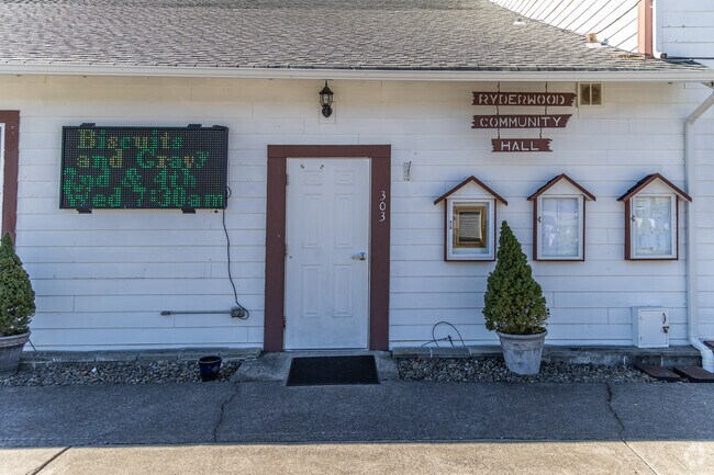 Ryderwood residents maintain the neighborhood’s 100-year-old community buildings.