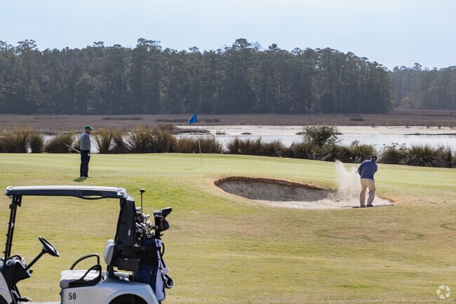 Glen Dornoch Waterway Golf Links is a popular course to golf with friends in Little River.