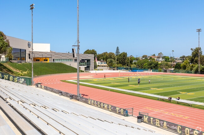 Mira Costa High School in Manhattan Beach, CA offers brand new turf fields and indoor gymnasium.